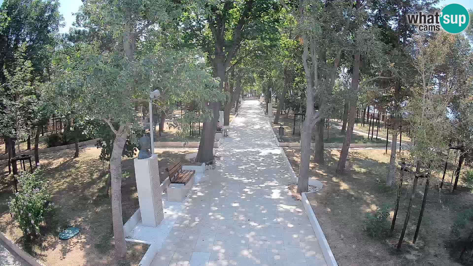 Writers’ Park Webcam Senj – Live by the Sea