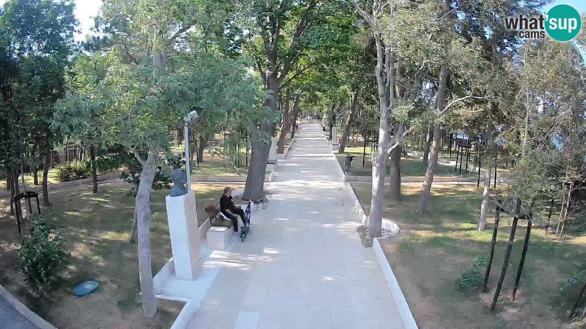 Webcam Schriftstellerpark Senj – Live am Meer