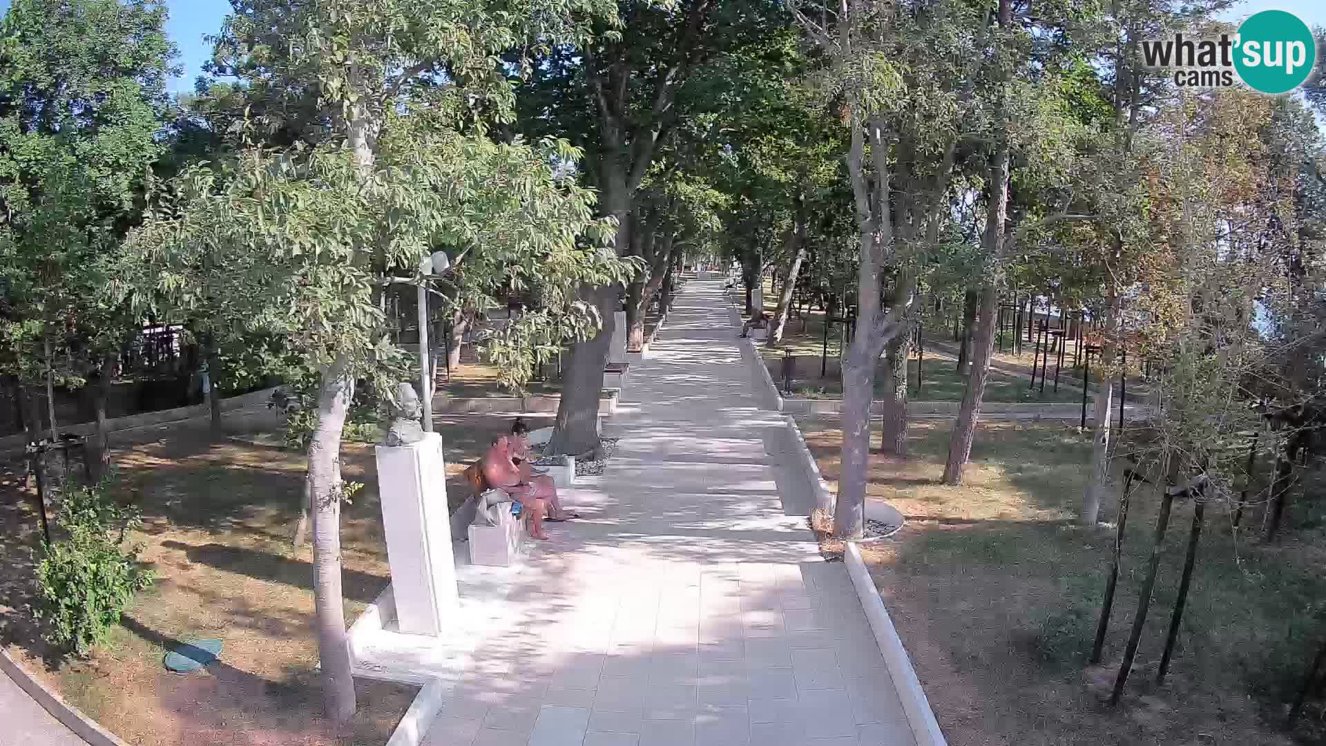 Writers’ Park Webcam Senj – Live by the Sea