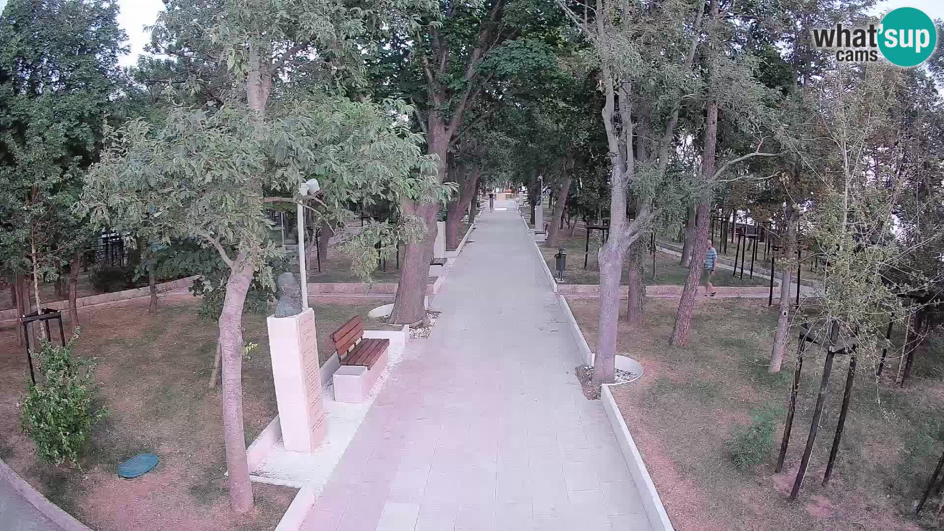 Writers’ Park Webcam Senj – Live by the Sea