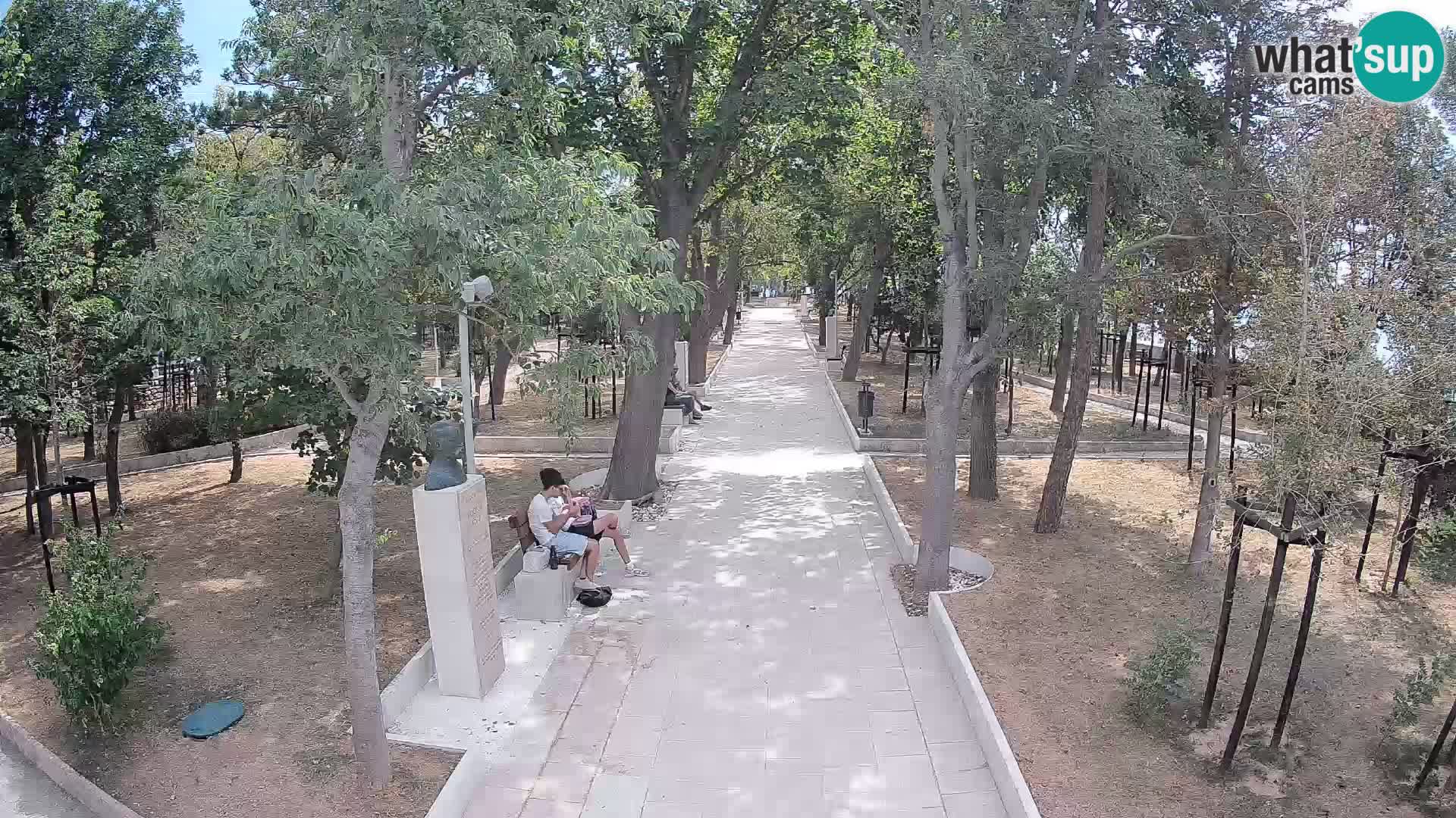 Webcam Schriftstellerpark Senj – Live am Meer