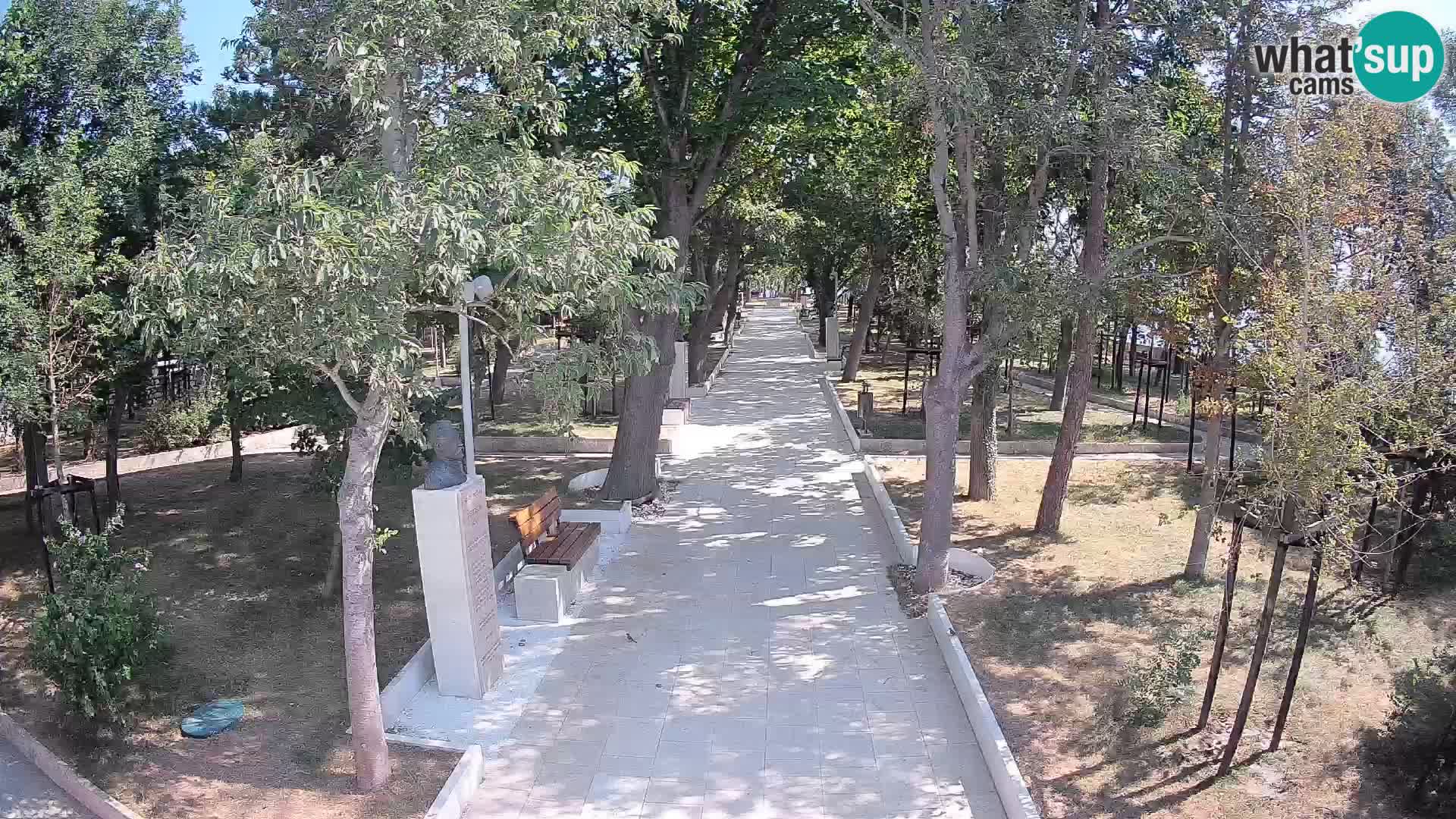 Writers’ Park Webcam Senj – Live by the Sea