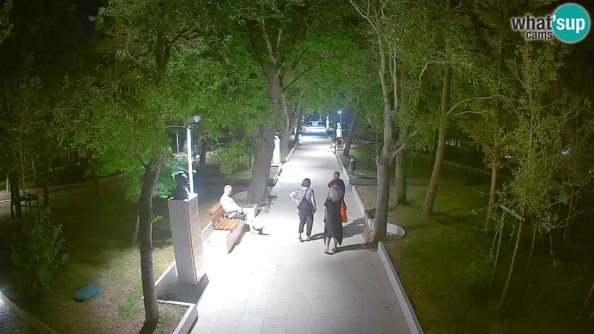 Webcam Schriftstellerpark Senj – Live am Meer