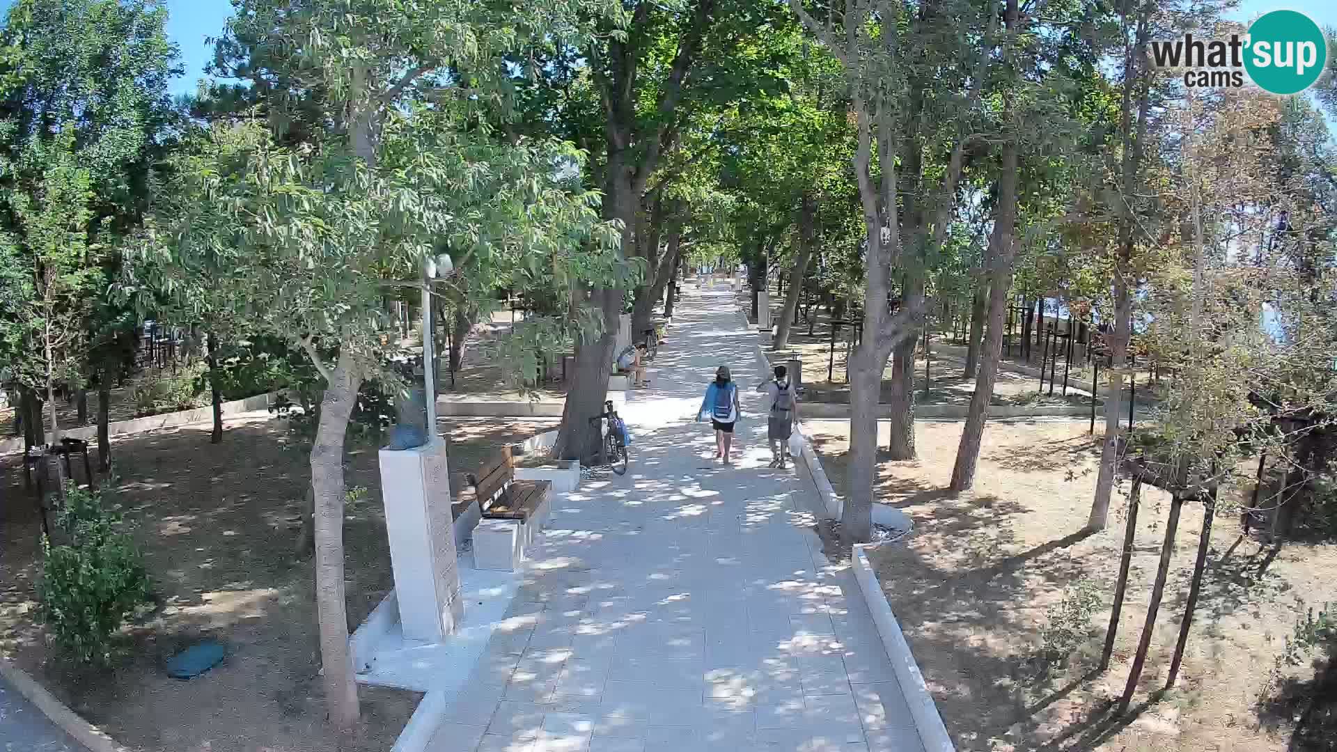 Webcam Schriftstellerpark Senj – Live am Meer