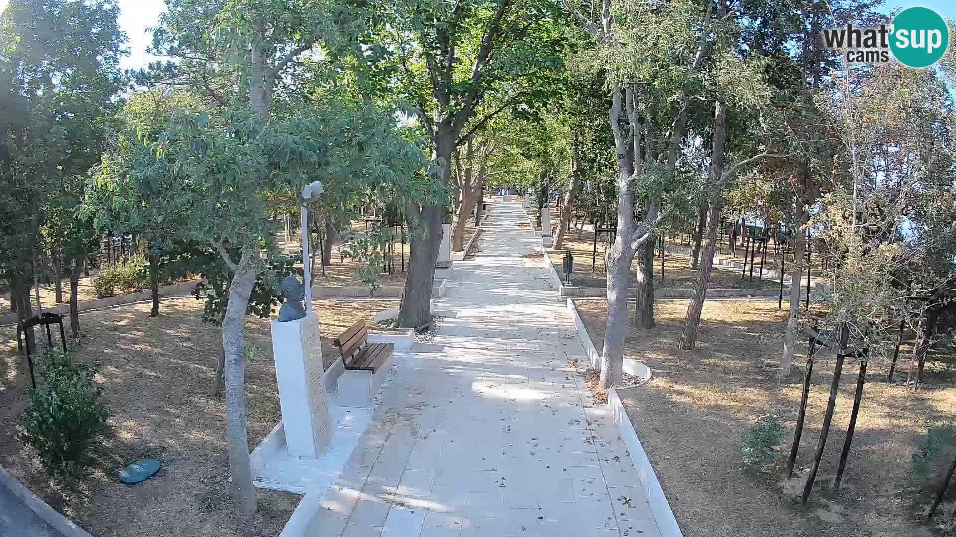 Writers’ Park Webcam Senj – Live by the Sea