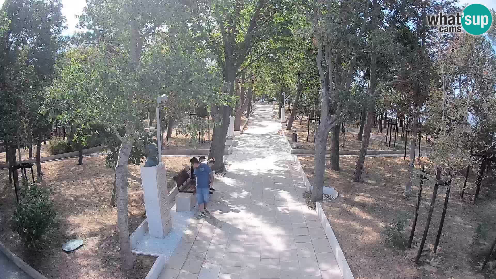 Writers’ Park Webcam Senj – Live by the Sea