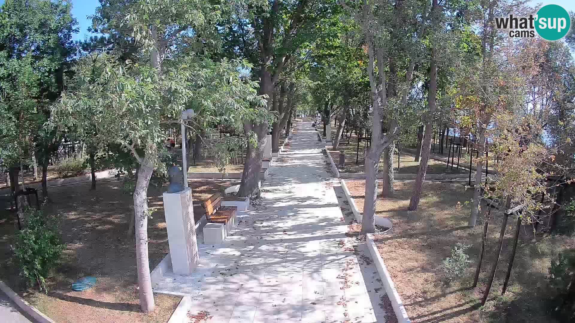 Webcam Schriftstellerpark Senj – Live am Meer