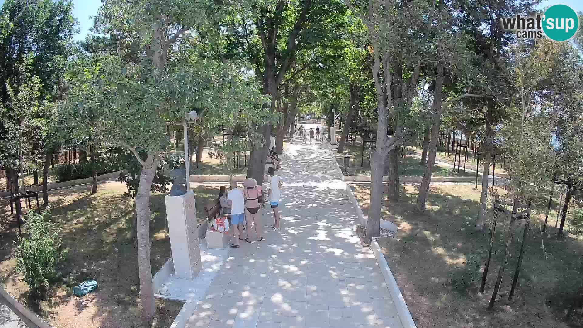 Writers’ Park Webcam Senj – Live by the Sea