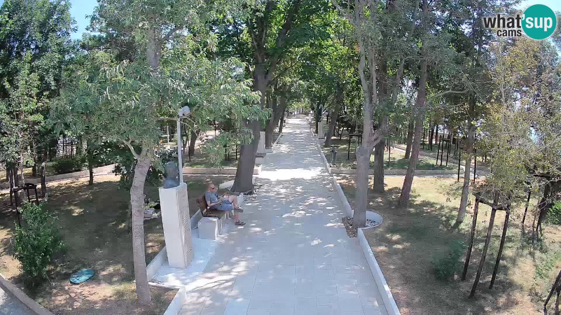 Webcam Schriftstellerpark Senj – Live am Meer