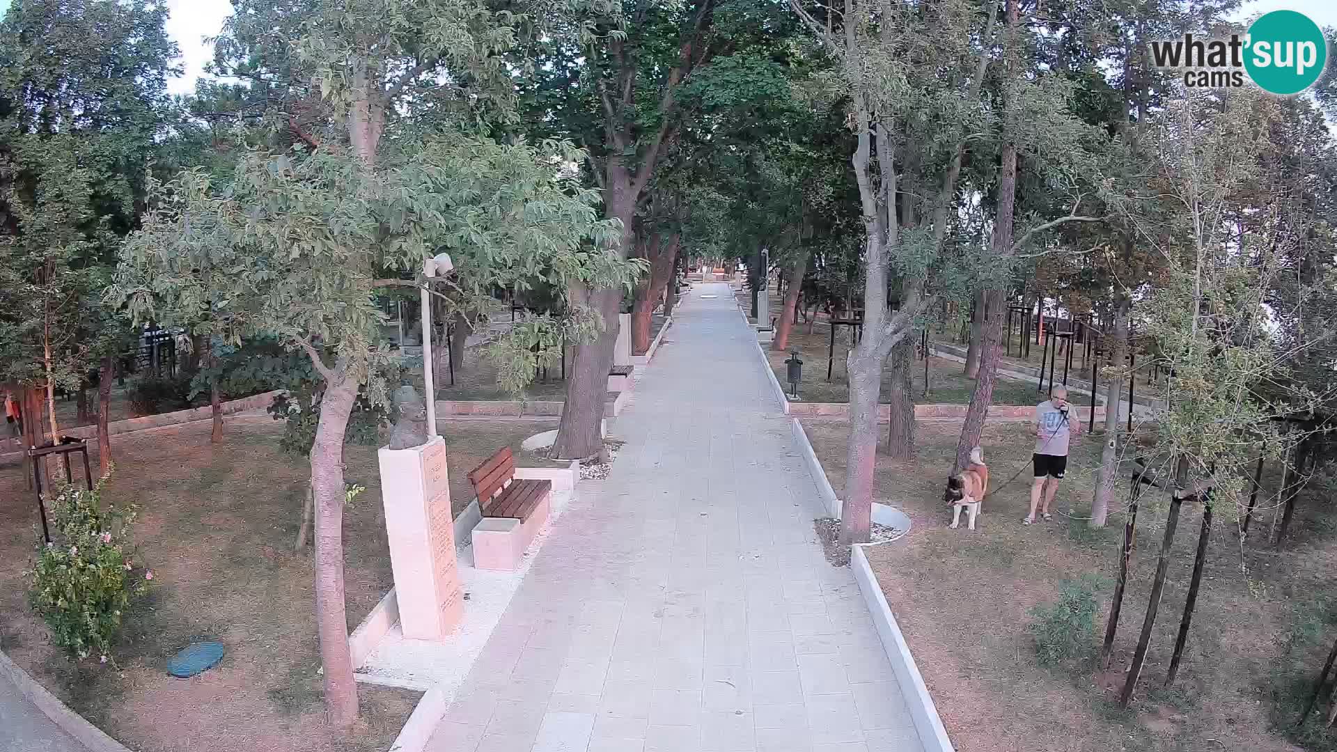 Writers’ Park Webcam Senj – Live by the Sea