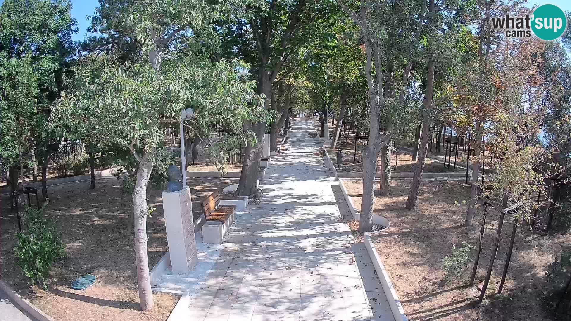 Writers’ Park Webcam Senj – Live by the Sea