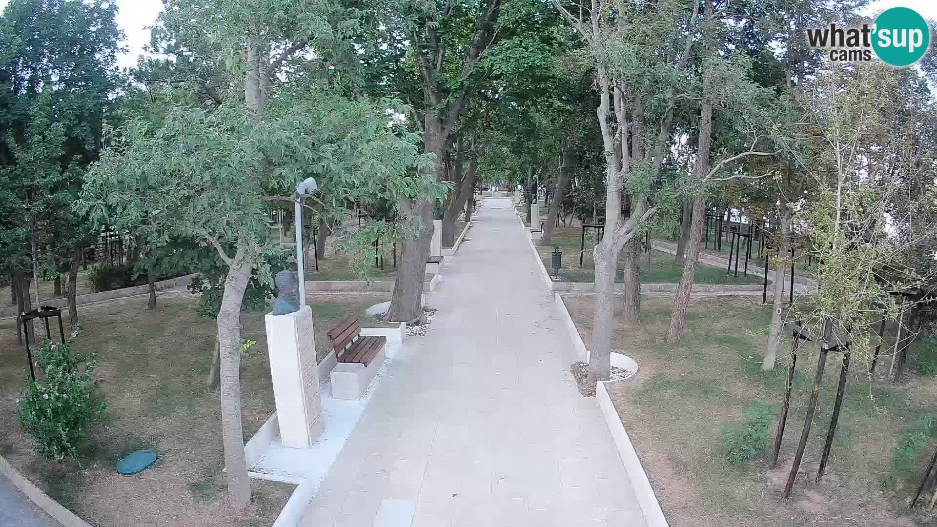 Writers’ Park Webcam Senj – Live by the Sea