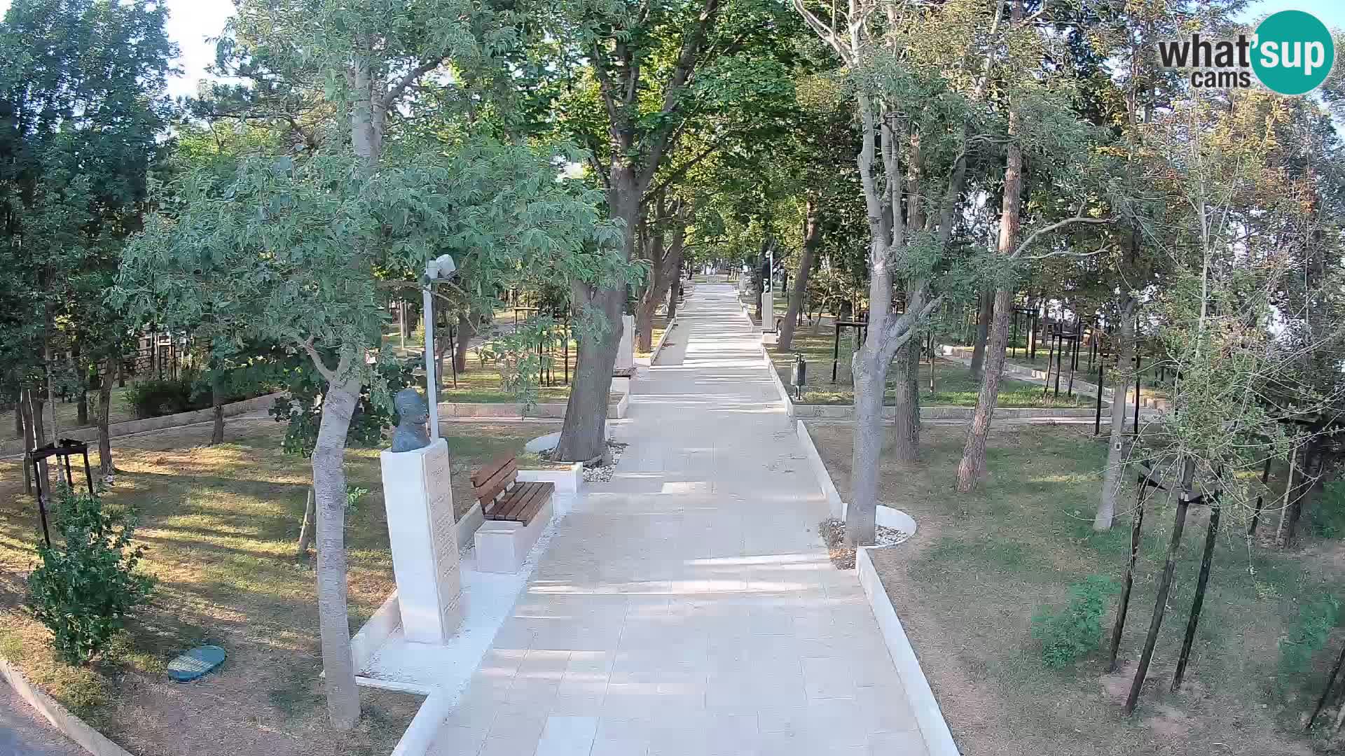 Writers’ Park Webcam Senj – Live by the Sea