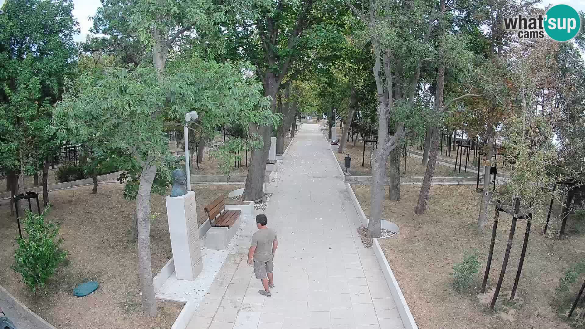 Writers’ Park Webcam Senj – Live by the Sea