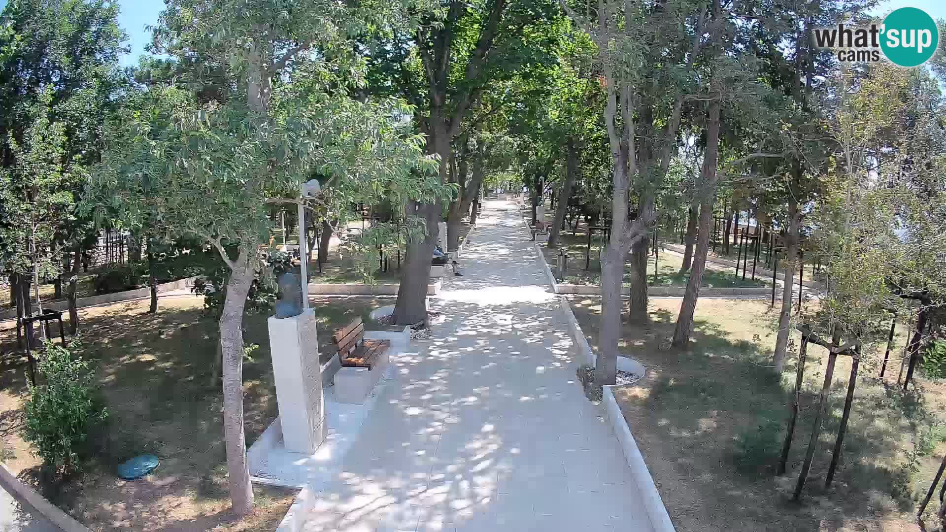 Writers’ Park Webcam Senj – Live by the Sea