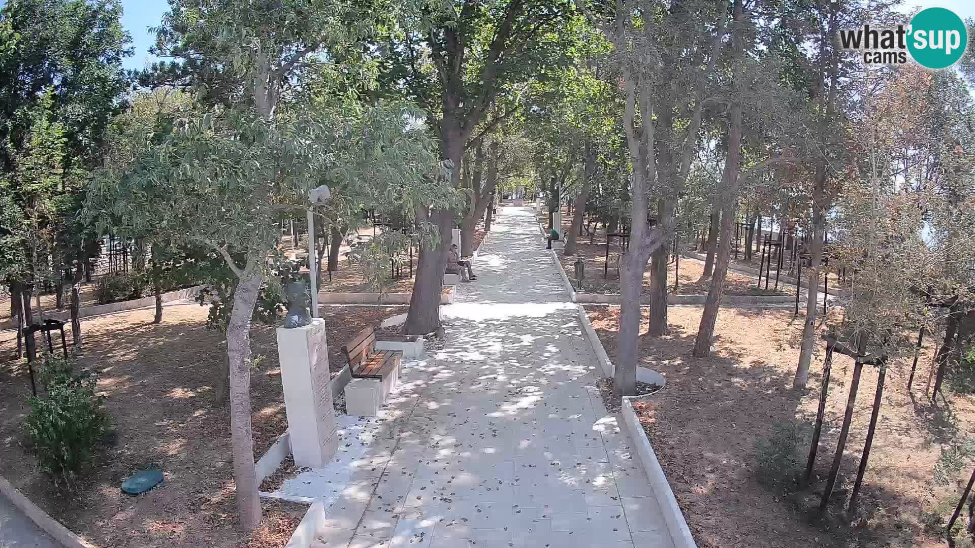 Writers’ Park Webcam Senj – Live by the Sea
