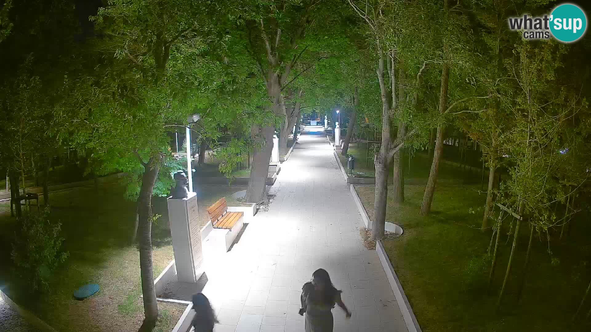 Webcam Schriftstellerpark Senj – Live am Meer