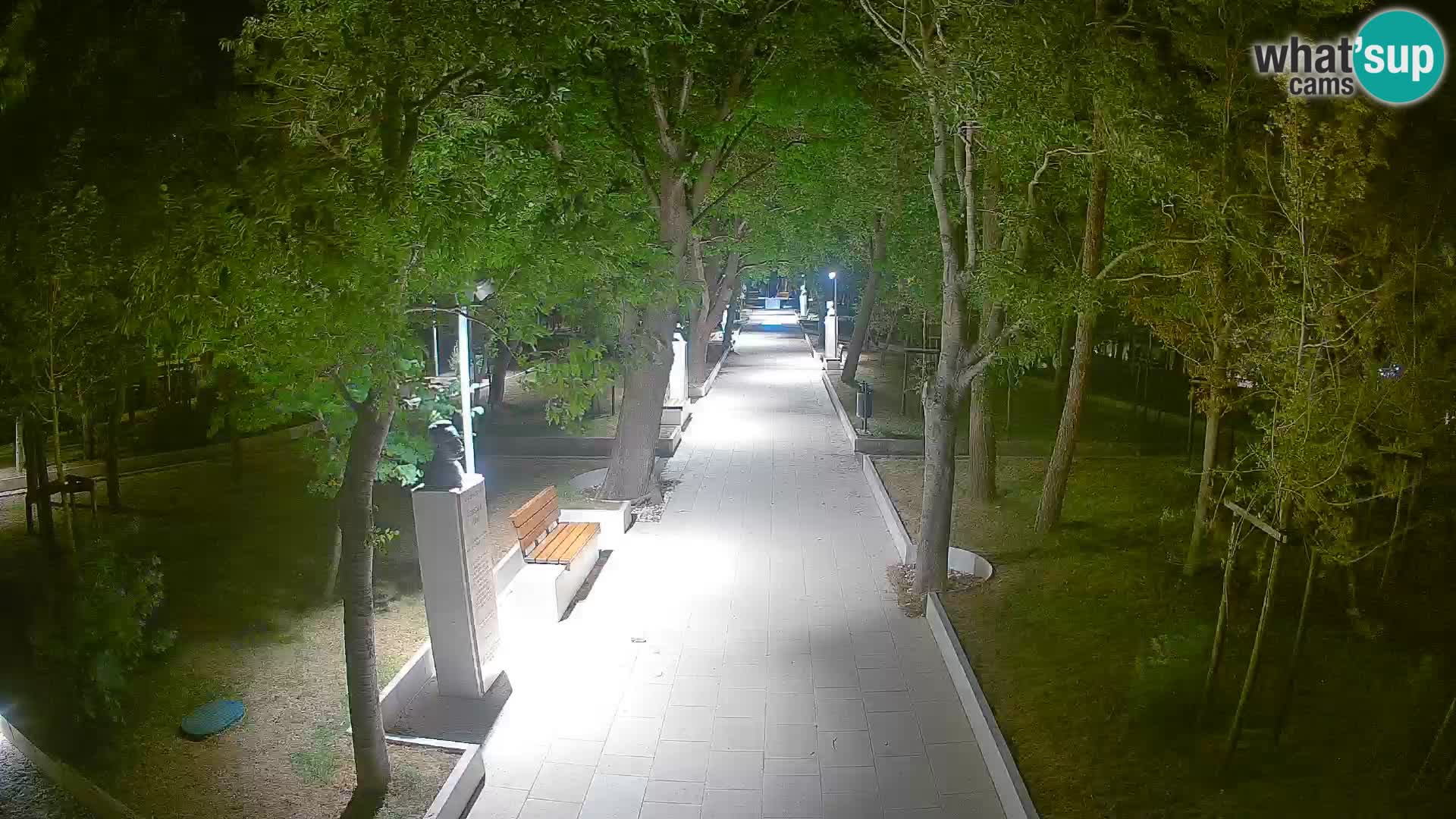 Writers’ Park Webcam Senj – Live by the Sea