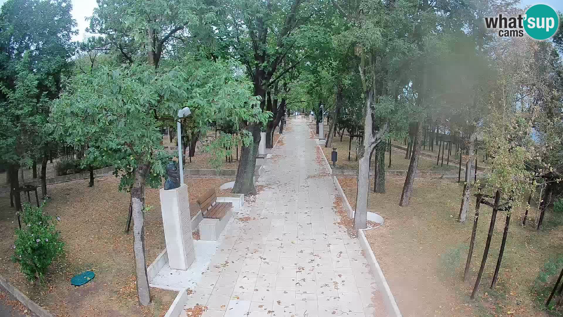 Writers’ Park Webcam Senj – Live by the Sea