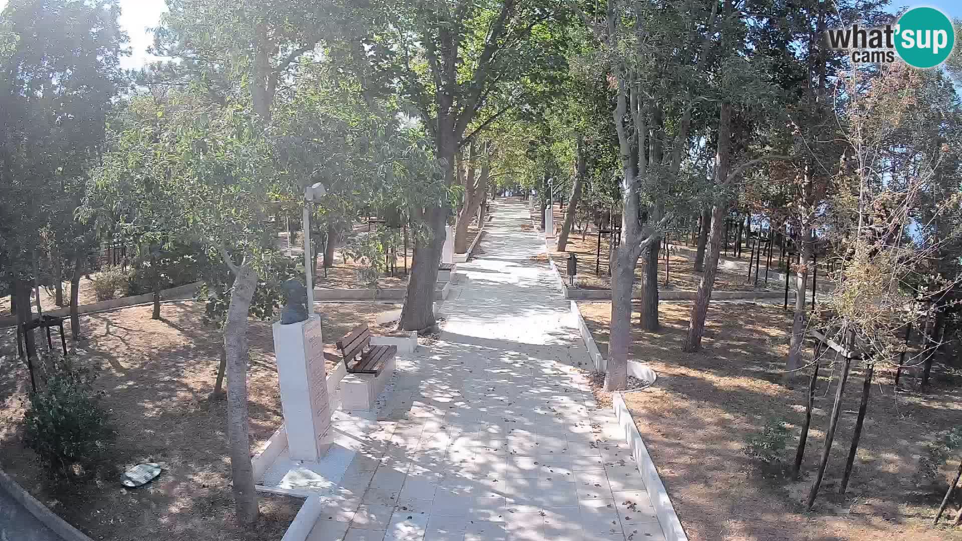 Writers’ Park Webcam Senj – Live by the Sea