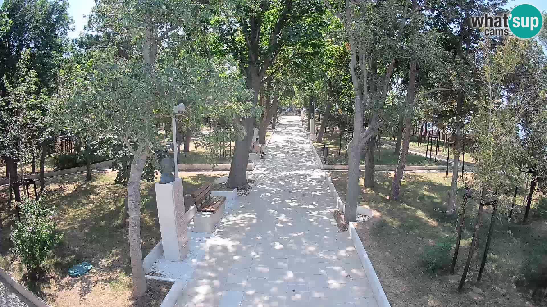Writers’ Park Webcam Senj – Live by the Sea