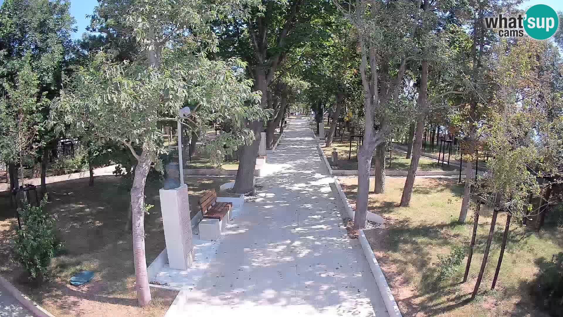 Writers’ Park Webcam Senj – Live by the Sea