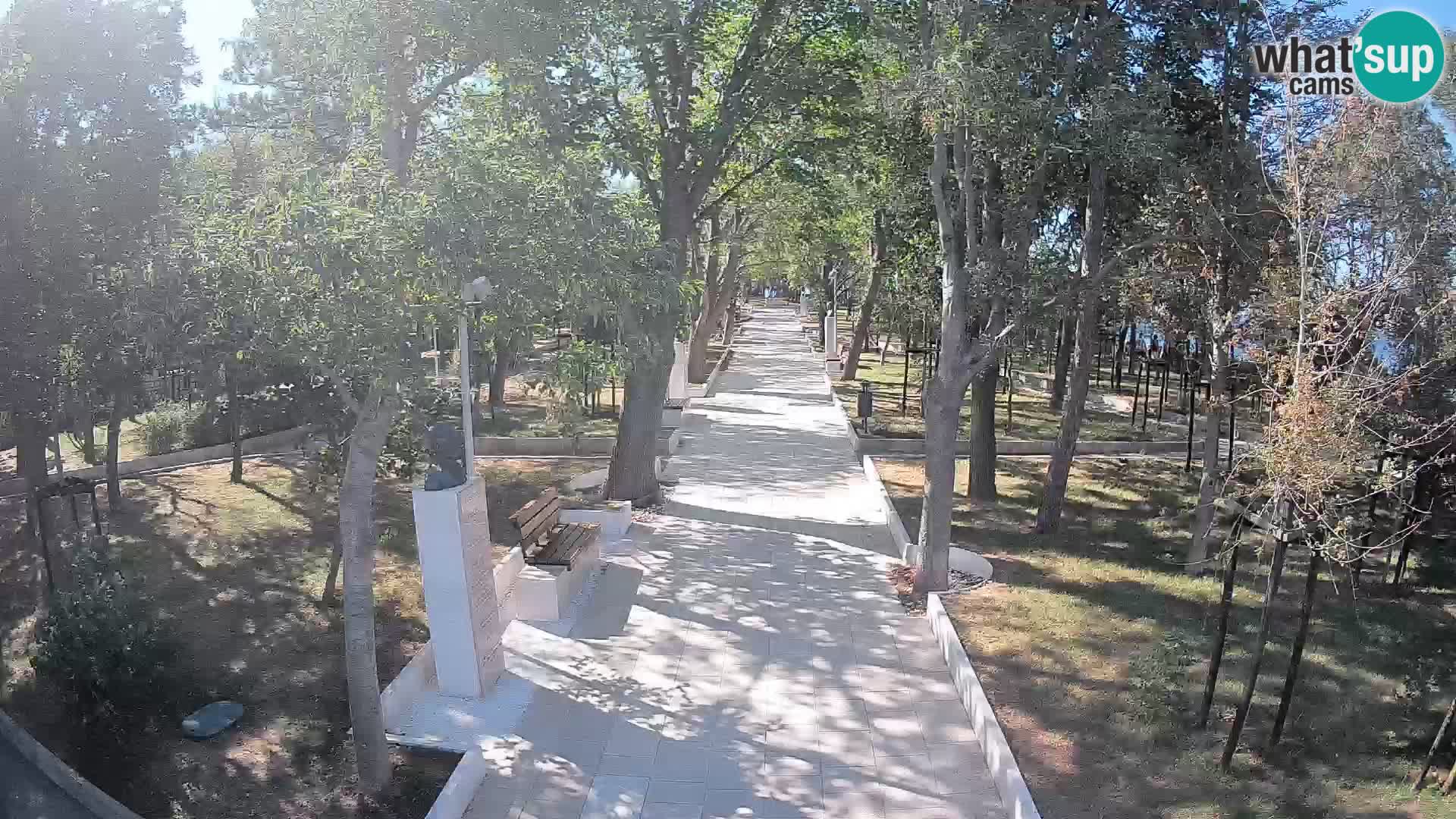 Writers’ Park Webcam Senj – Live by the Sea