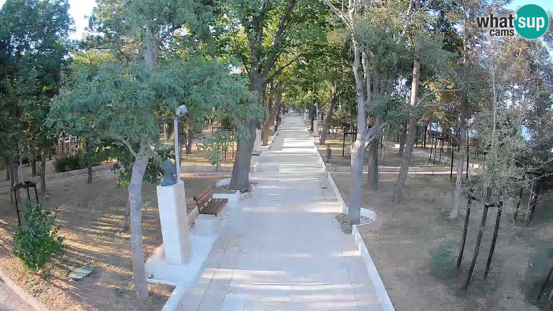 Writers’ Park Webcam Senj – Live by the Sea