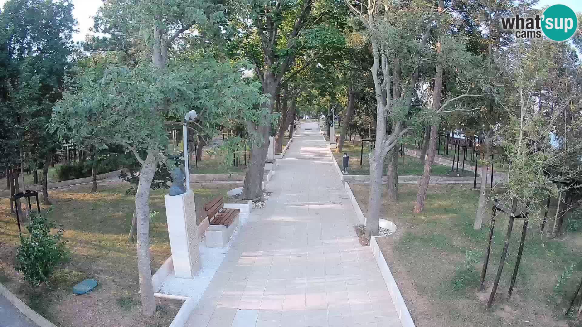 Writers’ Park Webcam Senj – Live by the Sea