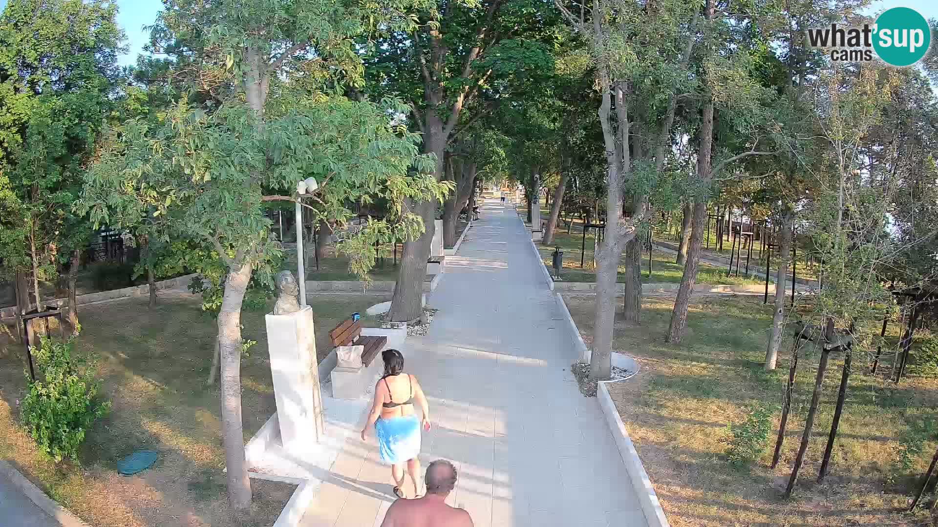 Writers’ Park Webcam Senj – Live by the Sea