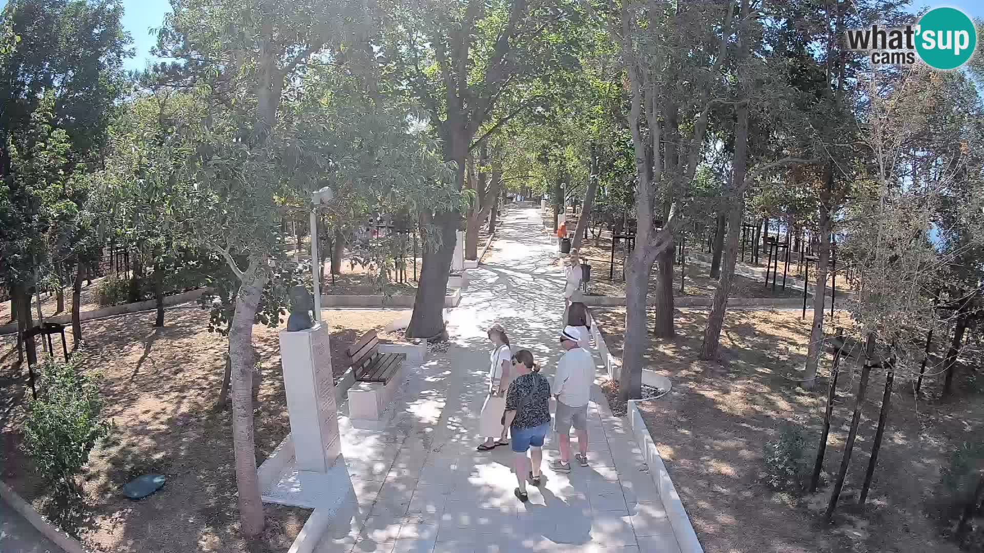 Writers’ Park Webcam Senj – Live by the Sea