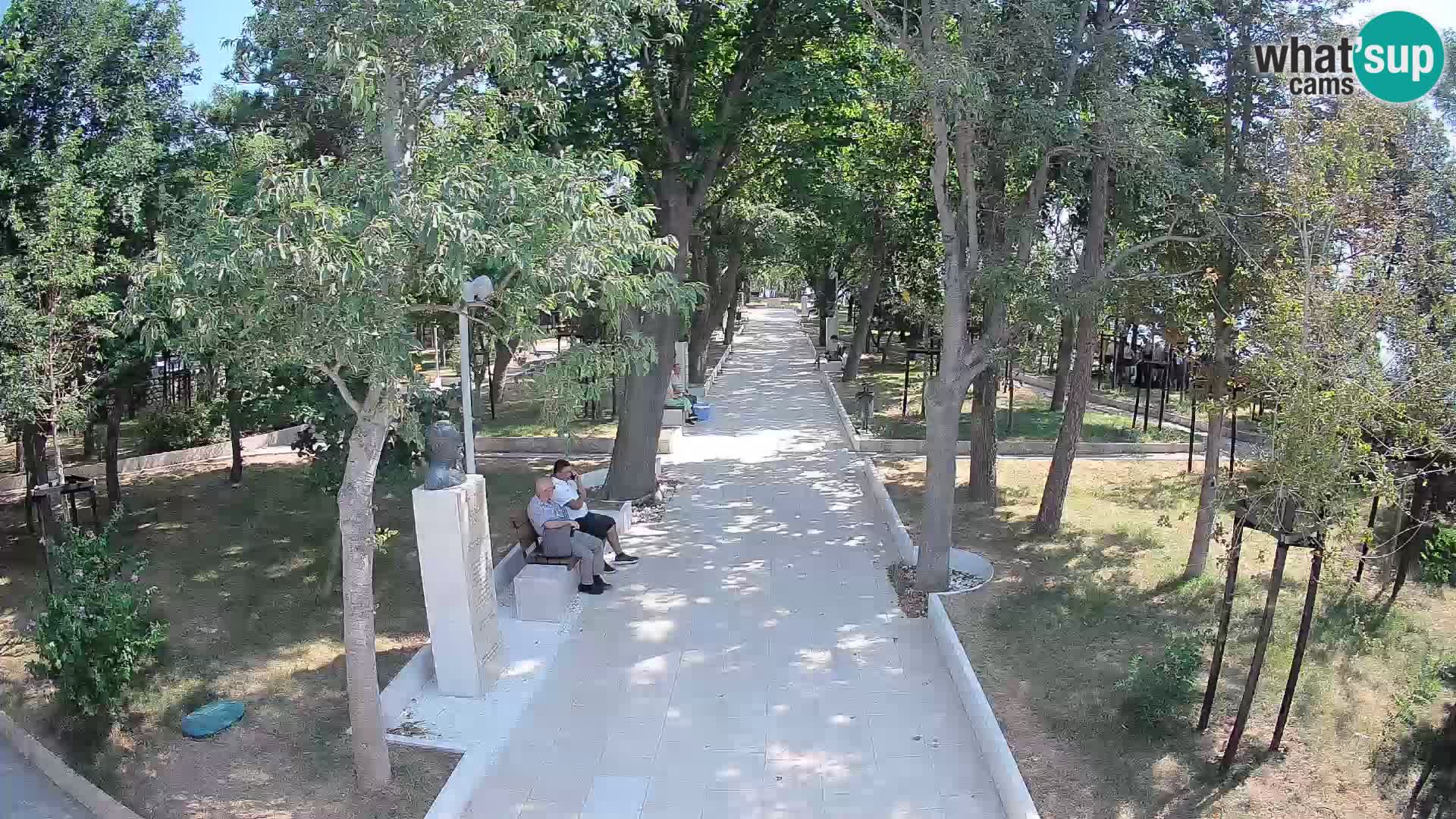 Webcam Schriftstellerpark Senj – Live am Meer