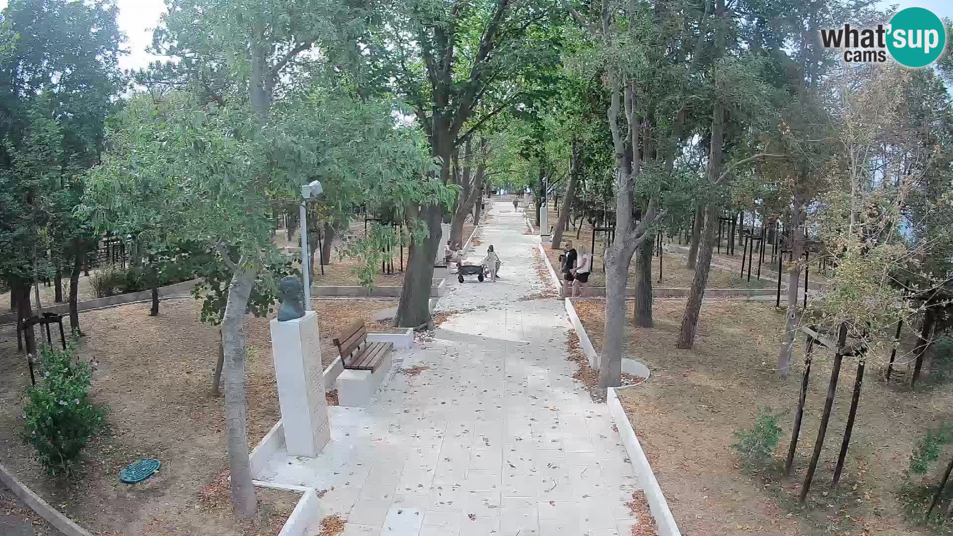 Writers’ Park Webcam Senj – Live by the Sea
