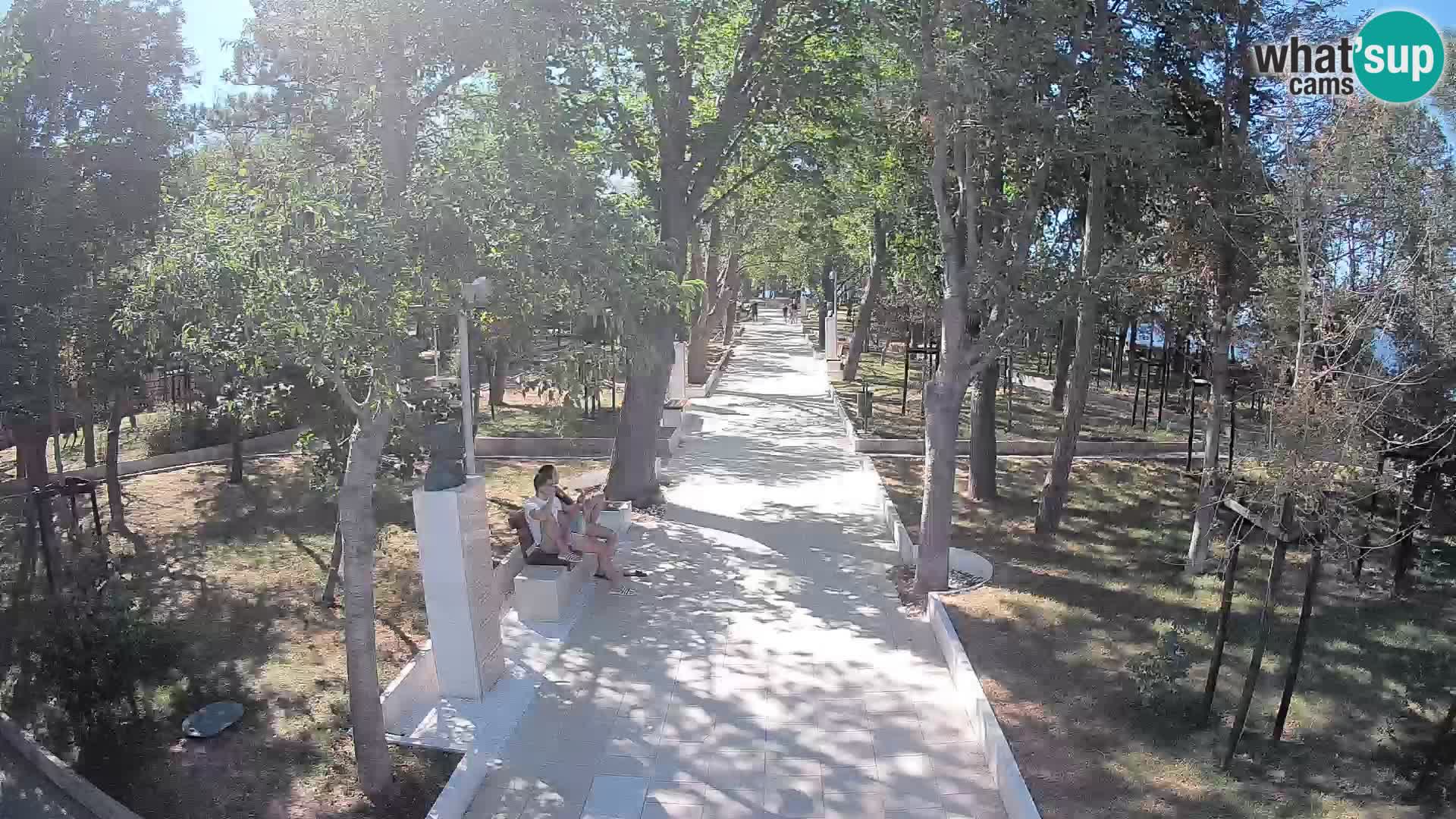 Writers’ Park Webcam Senj – Live by the Sea