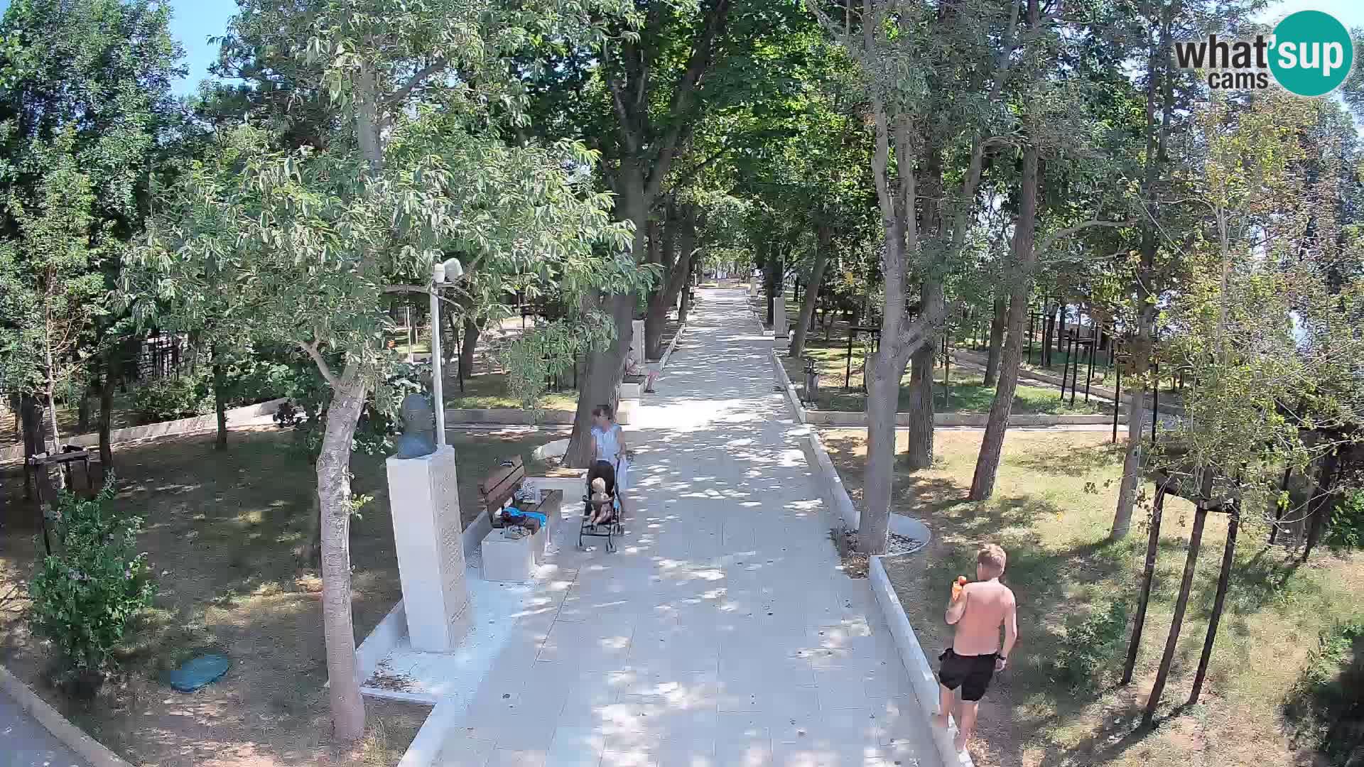 Writers’ Park Webcam Senj – Live by the Sea