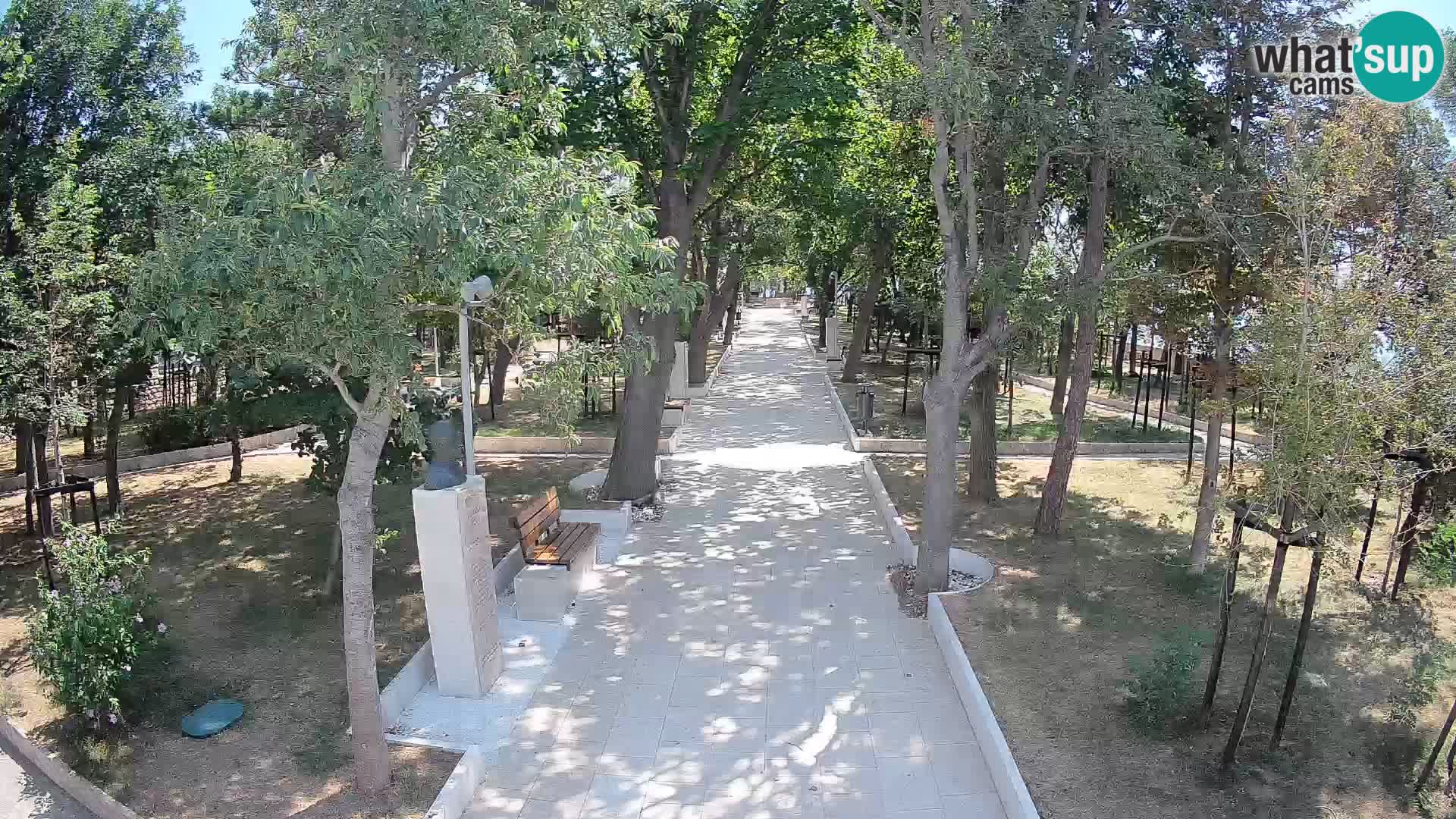 Writers’ Park Webcam Senj – Live by the Sea