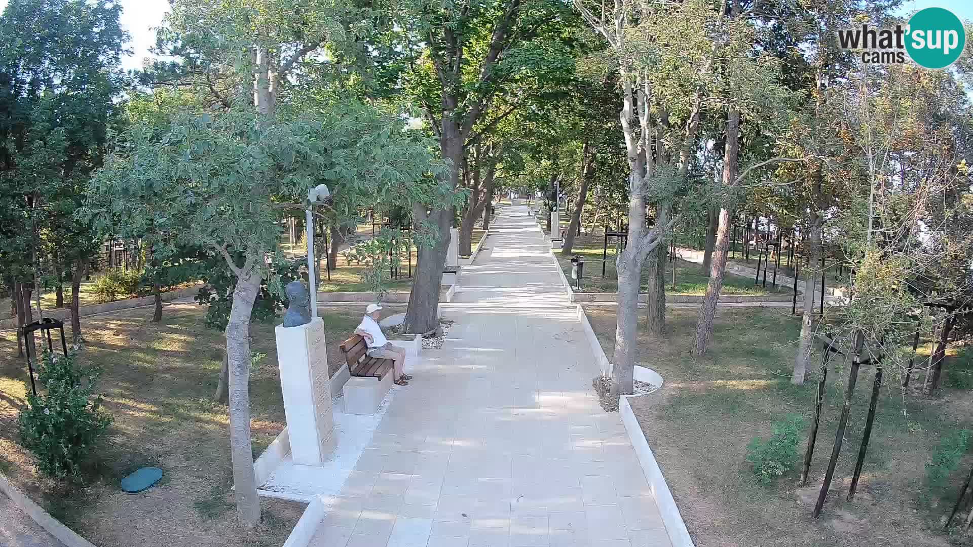 Writers’ Park Webcam Senj – Live by the Sea