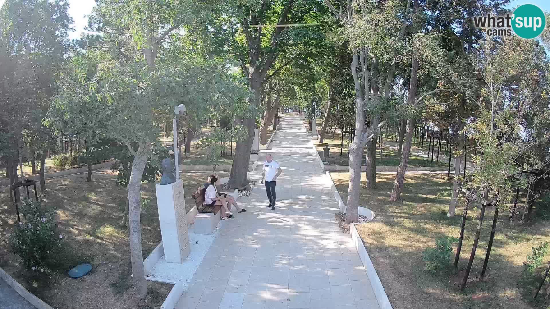 Writers’ Park Webcam Senj – Live by the Sea