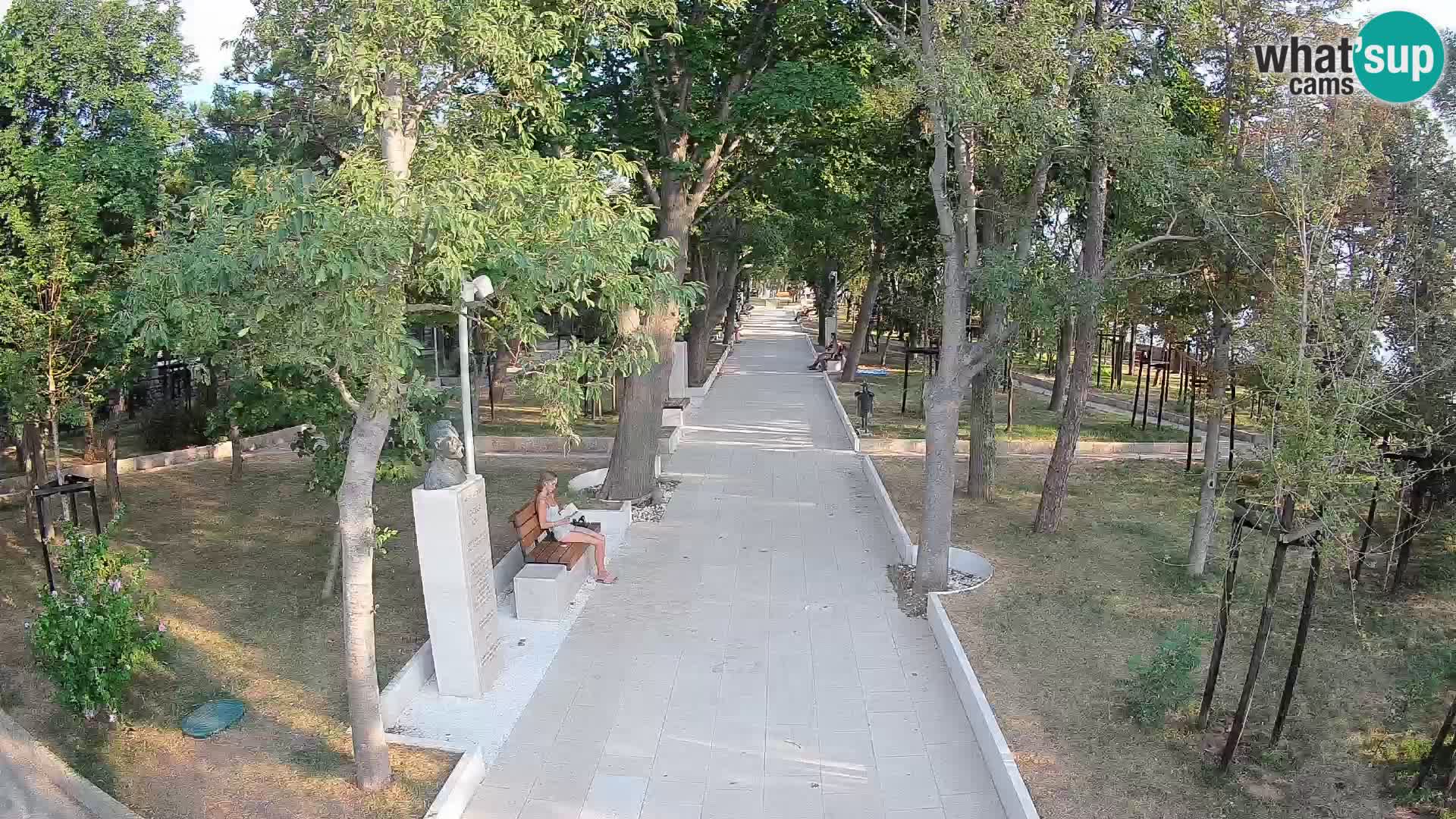 Writers’ Park Webcam Senj – Live by the Sea