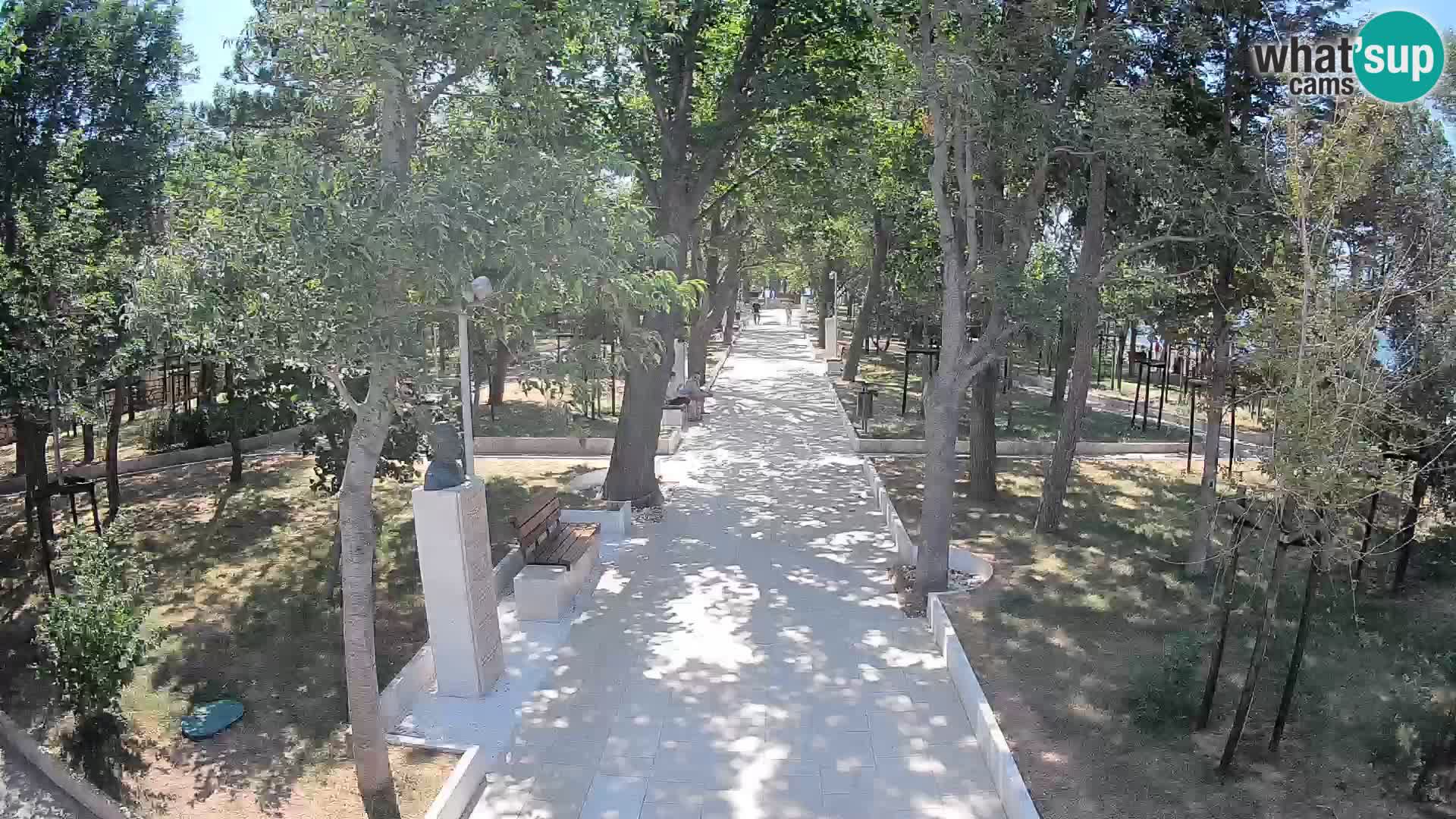 Writers’ Park Webcam Senj – Live by the Sea