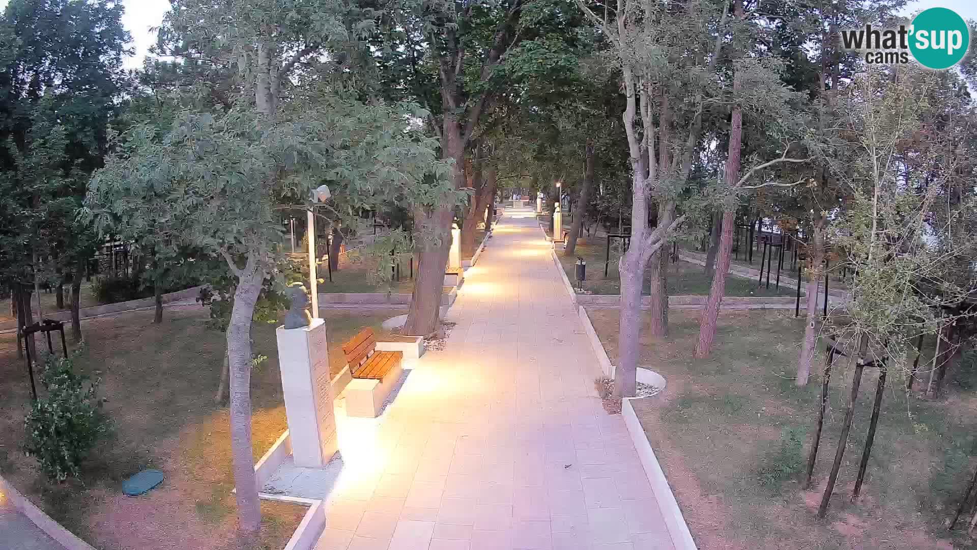 Writers’ Park Webcam Senj – Live by the Sea