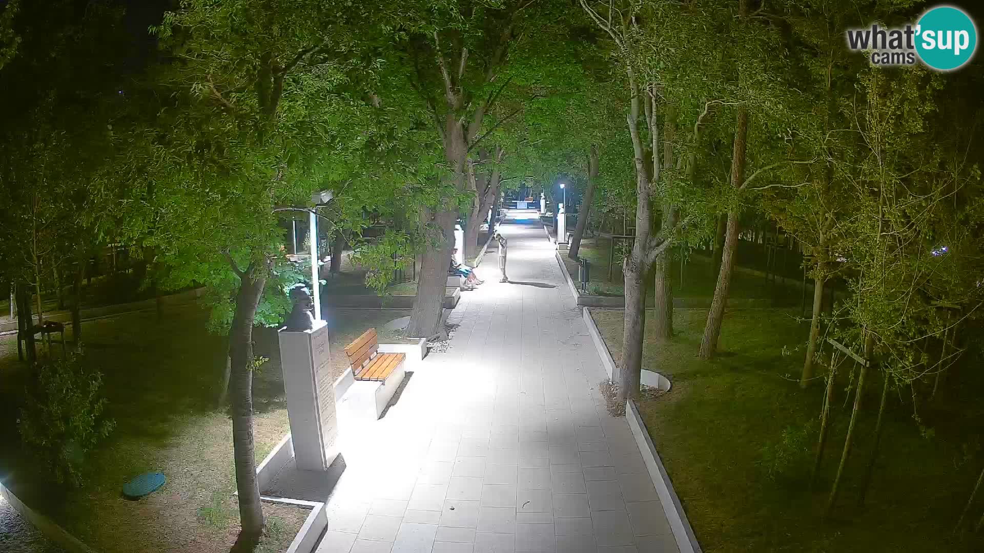 Writers’ Park Webcam Senj – Live by the Sea