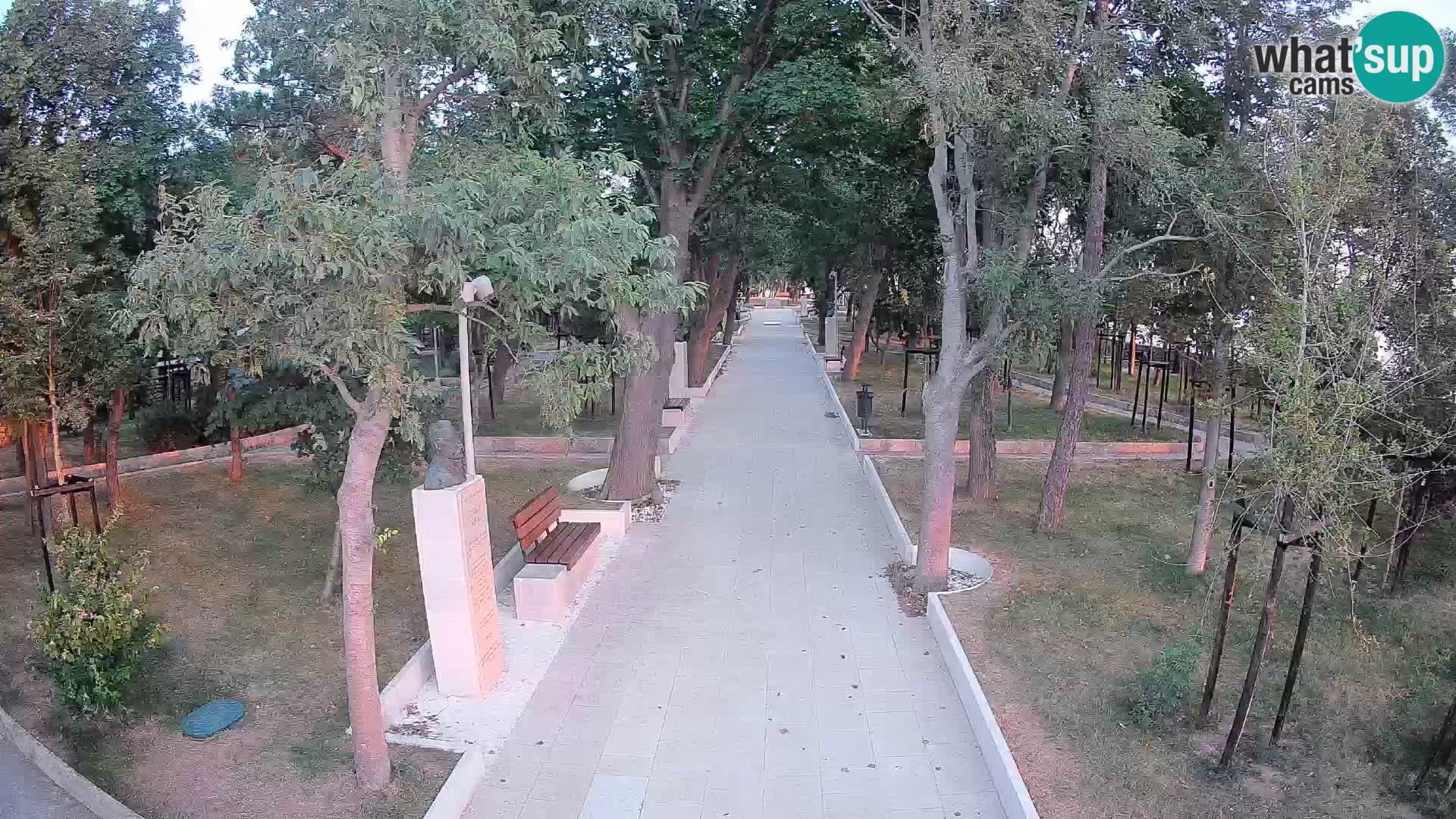 Webcam Schriftstellerpark Senj – Live am Meer