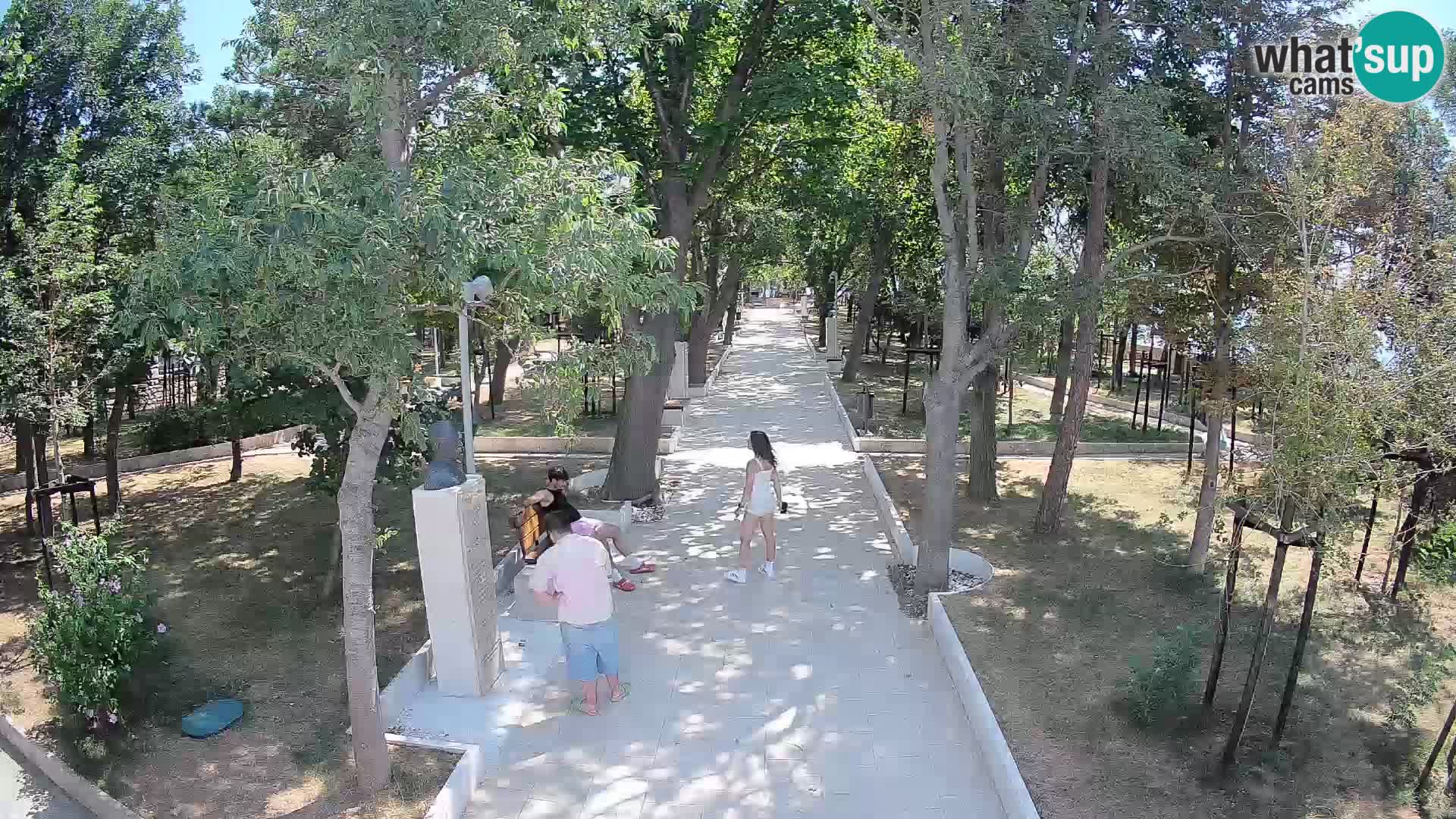 Writers’ Park Webcam Senj – Live by the Sea
