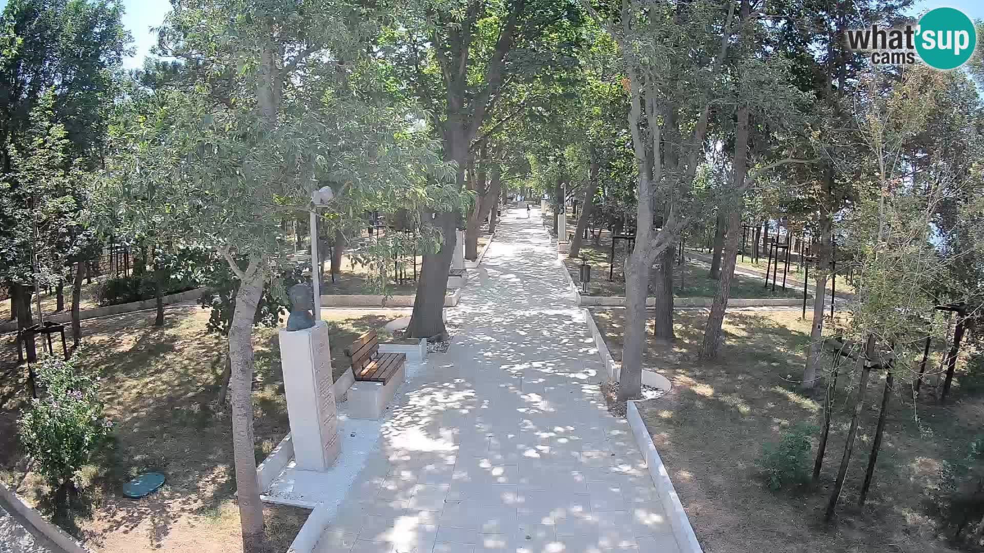 Writers’ Park Webcam Senj – Live by the Sea