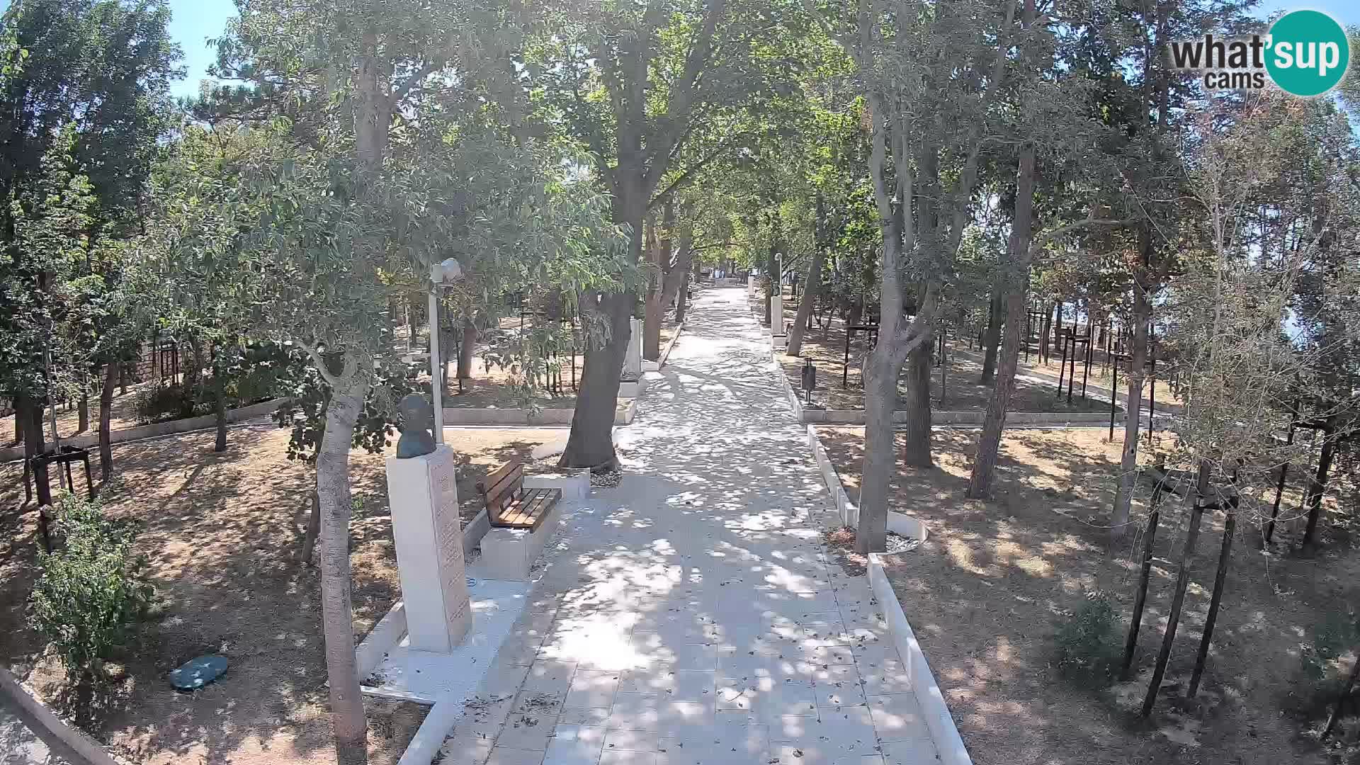 Writers’ Park Webcam Senj – Live by the Sea