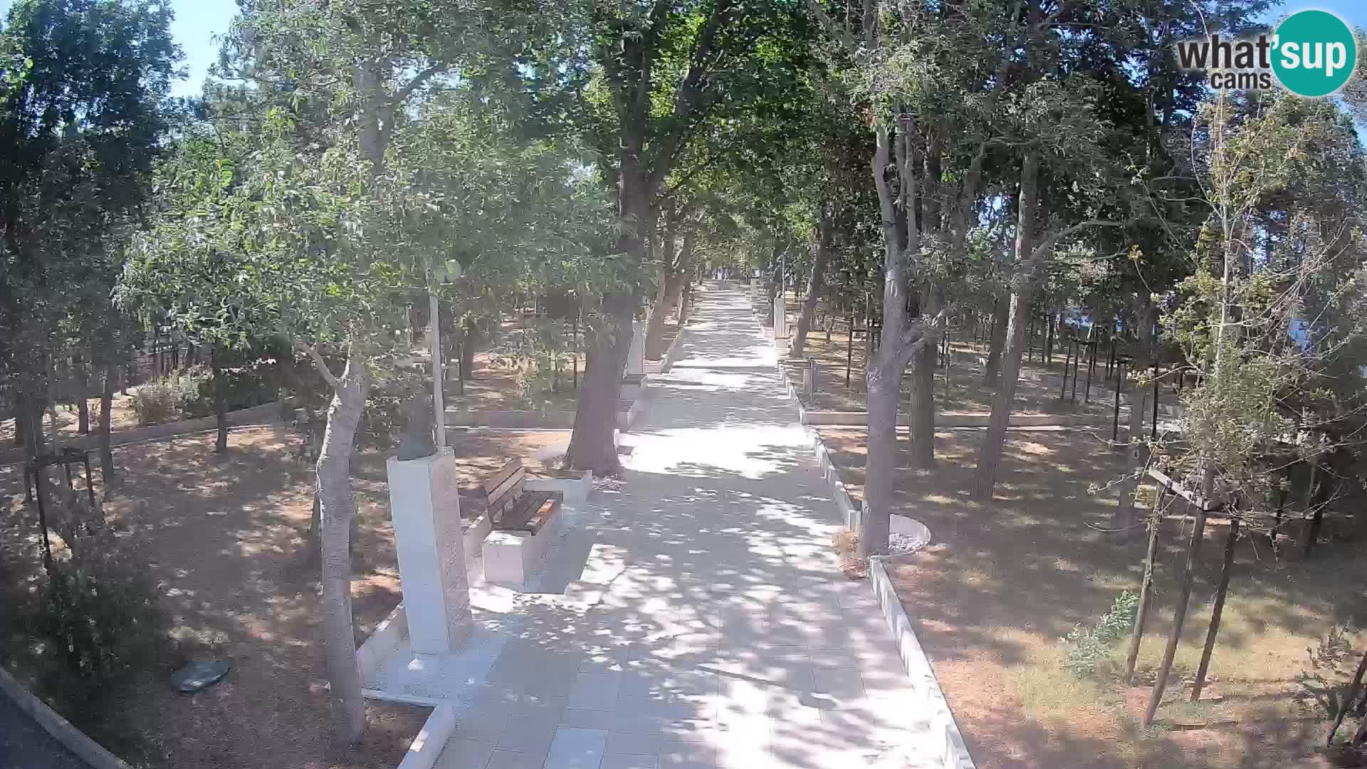 Writers’ Park Webcam Senj – Live by the Sea