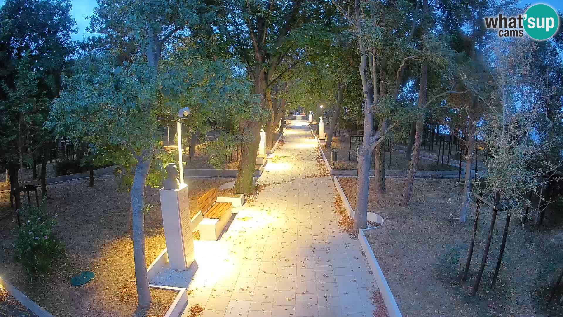 Writers’ Park Webcam Senj – Live by the Sea