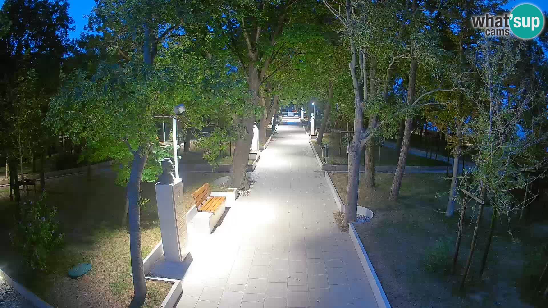 Writers’ Park Webcam Senj – Live by the Sea