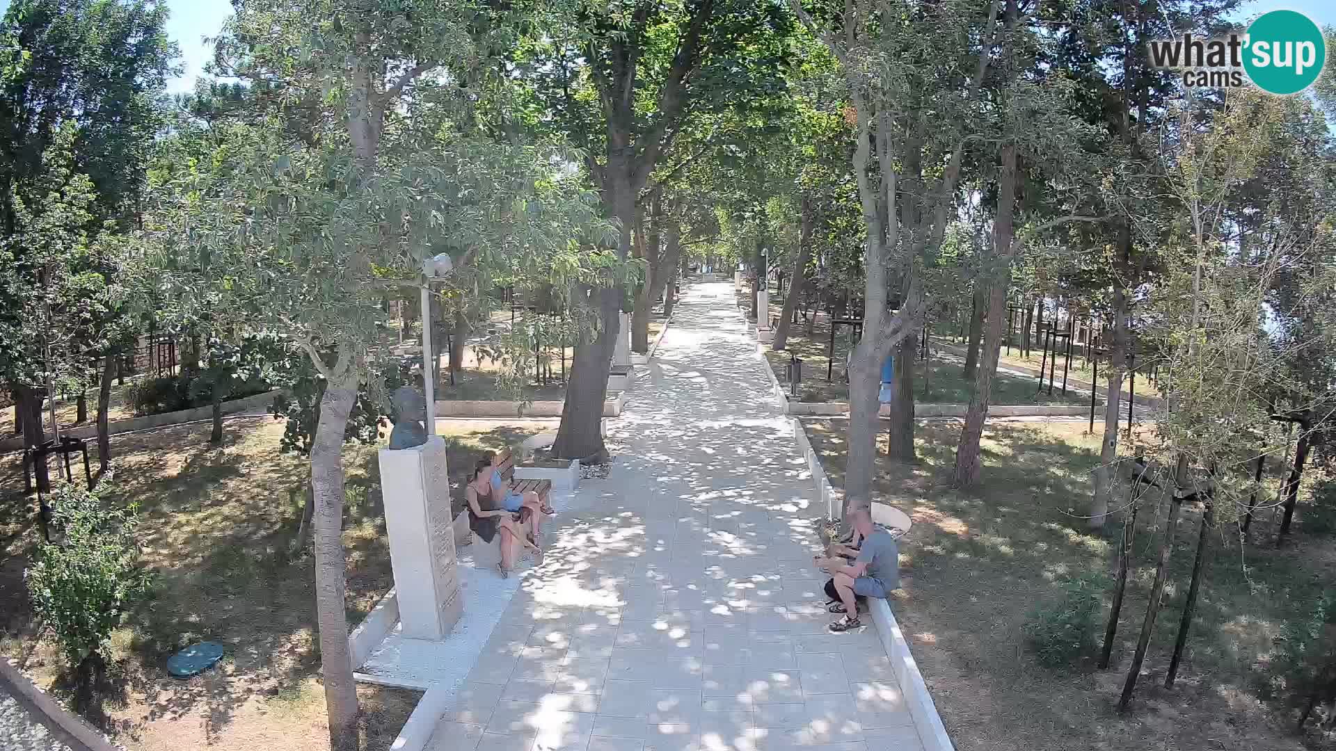Webcam Schriftstellerpark Senj – Live am Meer